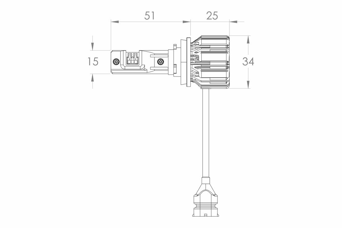 1920 Ram 2500 HD GTR Ultra 2 LED Fog Light Bulbs HR